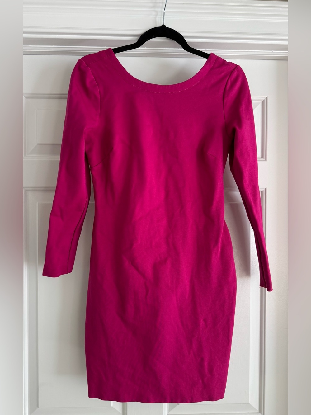 Banana Republic ~ Pink Long Sleeve Bodycon Midi Sheath Dress